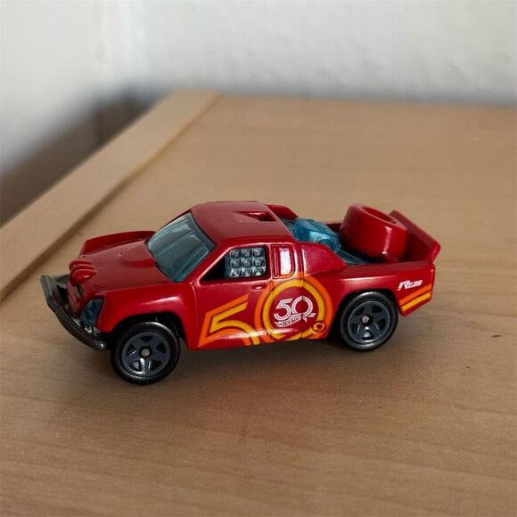 Hot Wheels 50th Anniversary Off Track Red Truck Limited Edition - Picture 1 of 6